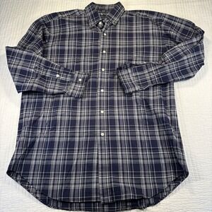 Ralph‎ Lauren Shirt Mens Medium Navy Blue Button down Blake Long Sleeve
